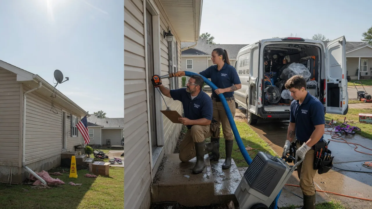 Ceiling Water Damage Restoration in Claude, TX near me